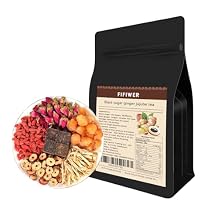 Black sugar ginger tea, independent triangular bag, red dates, cinnamon, goji berries, and double red rose flavors, ginger tea 10.5oz 10x30 pack grams