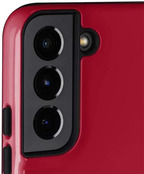 Skinit Pro Phone Case Compatible with Galaxy S22 - Officially Licensed University of Georgia Logo Red Design