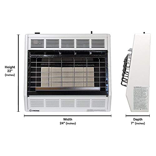 Empire Sr30W Infrared Natural Gas Vent Free Space Heater 30,000 Btu's #TOP5