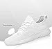 Rospick Slip on Sneakers for Women Walking Shoes Non Slip Lightweight Fashionable Breathable Tennis Shoes Work Shopping Travel,All White 6