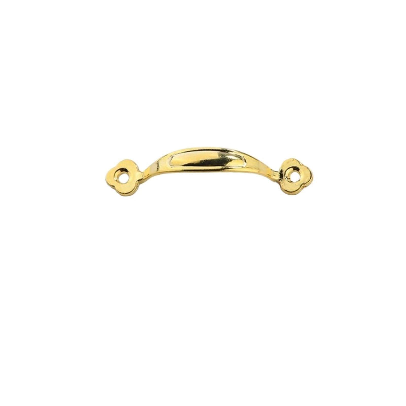 YILWPV 2pcs Vintage Knobs Drawer Pulls Antique Zinc Alloy Cabinet Handles Bronze Door Furniture Handle Sets(79mm-Gold)