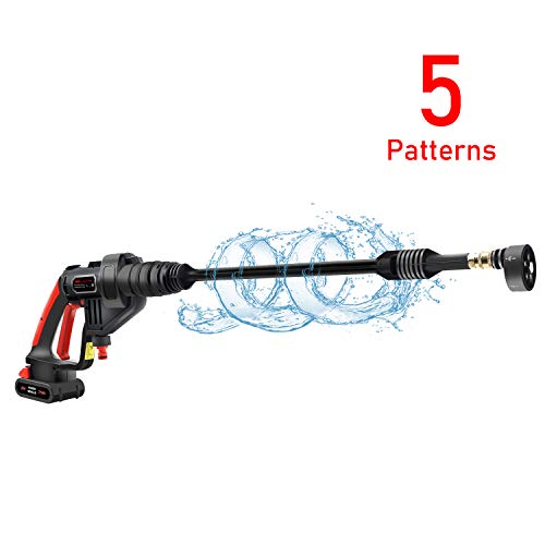 ORCISH Outdoor Cordless Hydroshot Power Pressure Washer Cleaner, Portable Handheld Water Sprayer (2 Batteries+Charger Include)