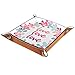 Bandeja De Valet De Cuero Floral Con Amor Bandeja De Joyería Caja De Dados Bandeja De Cabecera Bandeja De Cuero De La Pu 16x16cm