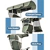 Silla de Camping Docusvect con Sombrilla Para Sombra - Sombrilla es Mochila miniatura 3