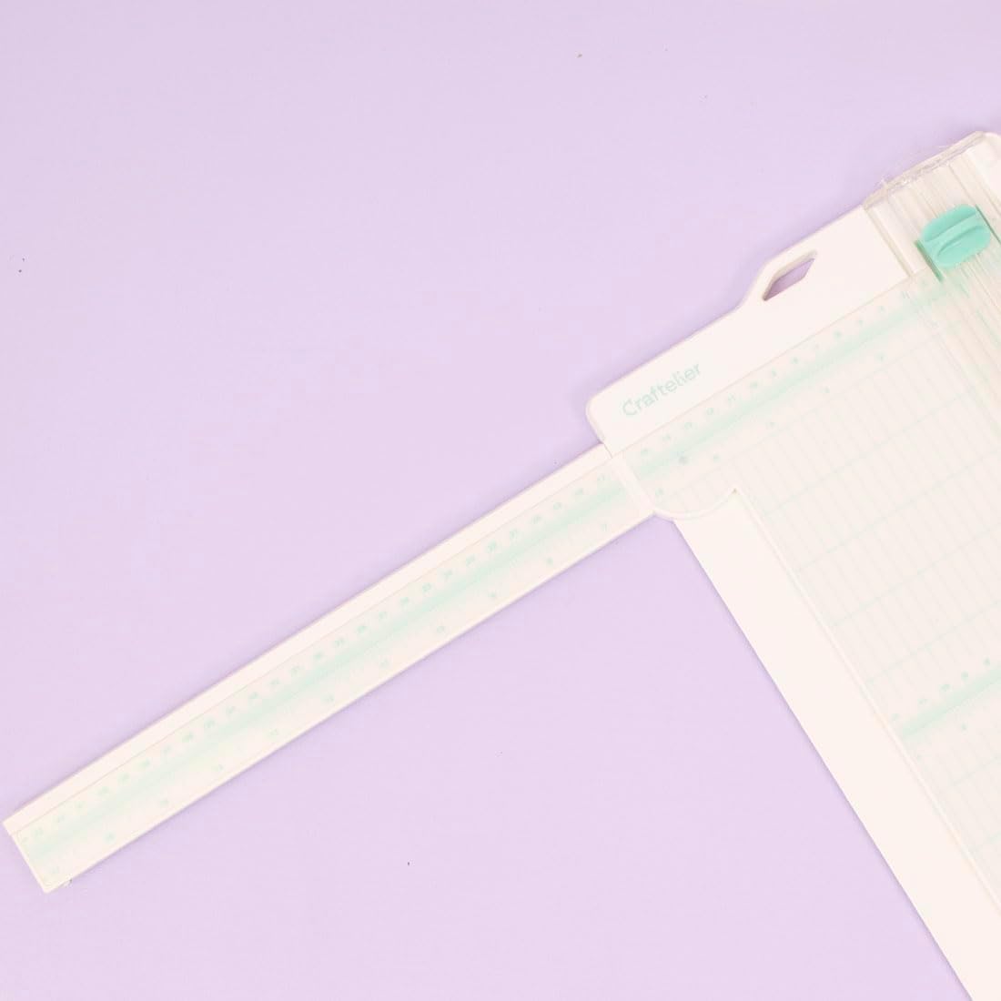 Craftelier - Paper Trimmer and Score Board for Paper Crafts | Scrapbooking Trimmer Tool | Card Making, Small Business Essentials | Size 15.35 x 16.93 inches