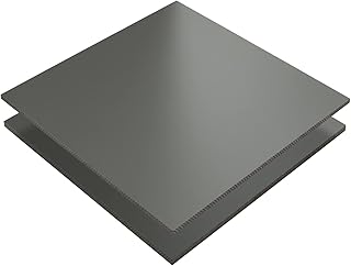 HPL Platte wetterfest | Fassadenplatte, Balkonplatte, Schichtstoffplatten | in 6mm, 8mm | VERSCHIEDENE FORMATE | TOP QUALITÄT MADE IN GERMANY (Staubgrau Ral7037, 120 x 20cm (8mm Stärke))