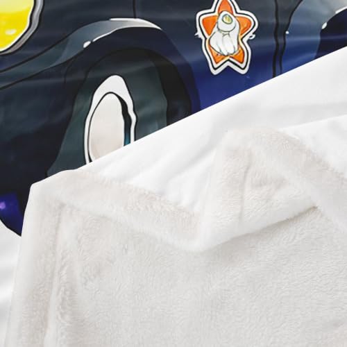 Image of Feelyou Boys Car Blanket Kids Cartoon Police Car Throw Blanket Super Soft Children Toddler Fleece Sherpa for Couch Bed Sofa Boy Cute Vehicle Plush Fuzzy BlanketBaby 30''x40''