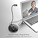 USB Computer Microphone with Mute Button, Plug&Play Condenser, Desktop, PC, Laptop, Mac, PS4 Mic -360 Gooseneck Design -Recording, Dictation, YouTube, Gaming, Streaming (Omnidirectional-JV601PRO)