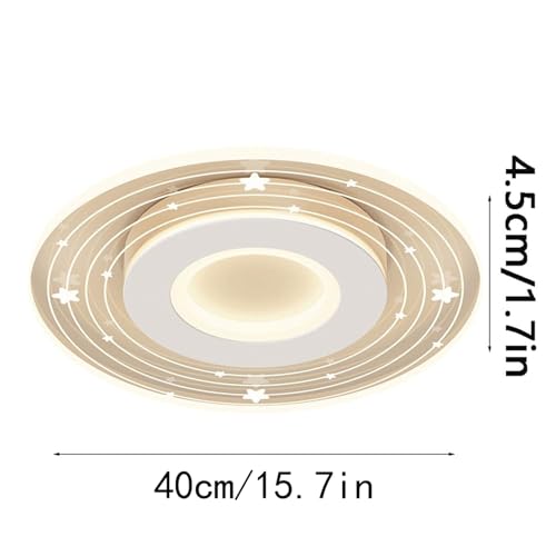 Plafonnier LED proche du plafond lustre moderne pour chambre - 3