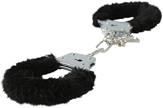 Sex & Mischief Furry Handcuffs Esposas Color Negro - 159 gr