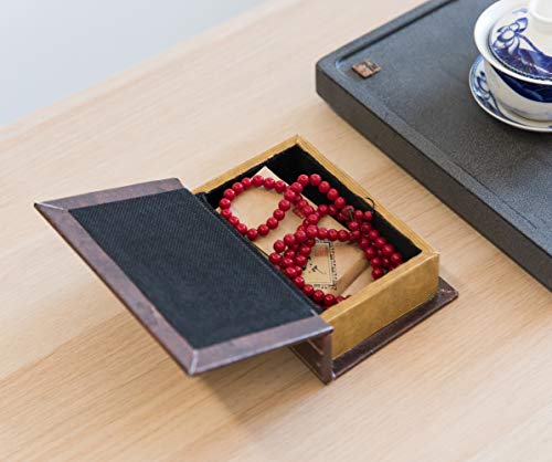 Decorative Vintage Book Style Trinket Storage Box #TOP1