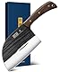 HOSHANHO Schmieden 17 CM Serbisches Kochmesser Küchenkochmesser Full Tang High Carbon Stahl Metzger Hackmesser