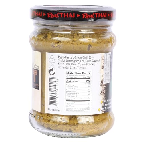 Image of Real Thai Green Curry Paste, 227Gram (Pack Of 3