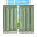 LORRAINE HOME FASHIONS Salem 60-inch x 36-inch Tier Curtain Pair, Sage