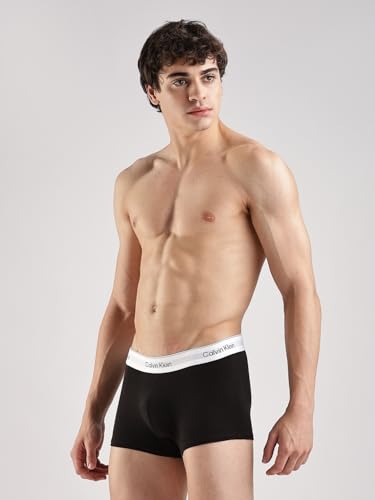 Image of Calvin Klein Underwear Men's Cotton Blend Classic Solid Trunks