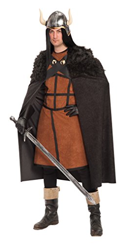 Carnival Toys - Capa vikingo de antelina y peluche, 130 cm, color...