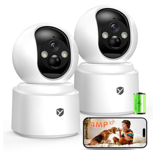 Battery Powered Indoor Camera Wireless, PTZ Pet Camera with 6000mAh Rechargeable, Dual-Band WiFi, 2.5K 4MP Color Night Vision, SD/Cloud Storage, 2-Way Audio, APP Remote, Cat/Dog/Kids/Home Monitoring