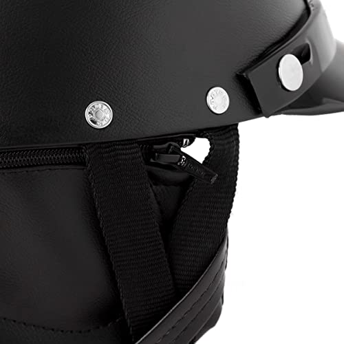 CAPACETE CUSTOM PRO TORK COQUINHO SOLID PRETO TAM. ÚNICO