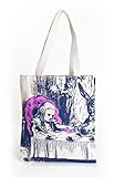 Classic Books Canvas Tote by Out Of Print Clothing (Alice In Wonderland)