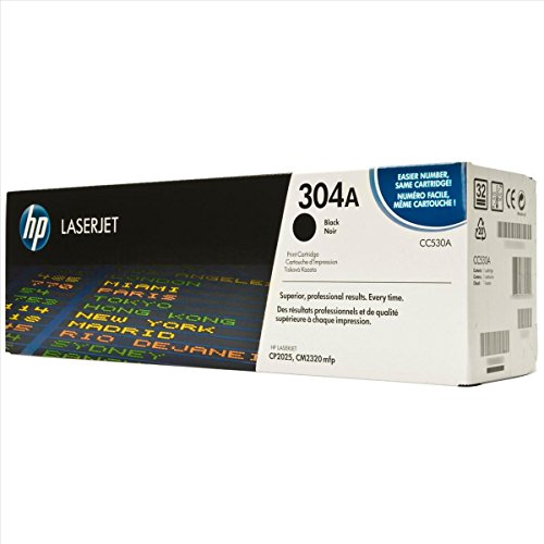 HP 304A - black - original - LaserJet - toner cartridge (CC530A) - Image 2