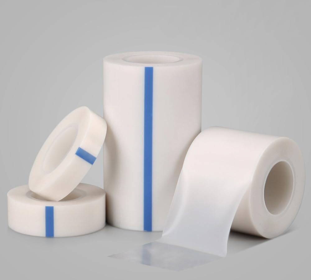 PTFE Folienband Hochtemperatur 10m Rolle Säurebeständig Laugenbeständig Einseitig Klebend Erosionsbeständig(0.25mmx25mm)