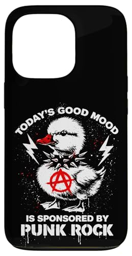 Today's Good Mood Old School Duck ���B���e�[�W�~���[�W�b�N �p���N���b�N �X�}�z�P�[�X iPhone 13 Pro �p