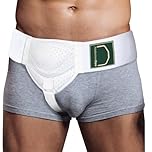AbdomenCare Inguinal Hernia Support Belt for Men & Women for Left or Right Side Hernias I 2 Direct Compression Pads I Hernia Belts for Men Inguinal Truss I S/M
