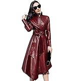 lack trenchcoat damen Trenchcoat mit Asymmetrische Saum und offenem Design