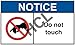 Notice Label - Do Not Touch - 3