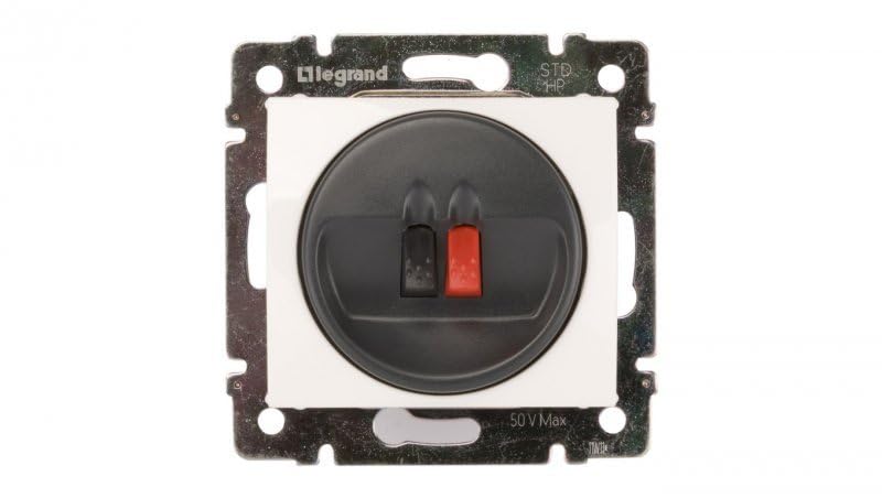 Legrand Valena 774223 prise murale Hi-Fi blanche encastrable