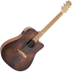 Randon RGI-10VT-CE Guitare folk en acajou avec table en épicéa massif - Les Beatles, Paul McCartney, John Lennon, RIngo Starr, George Harrison