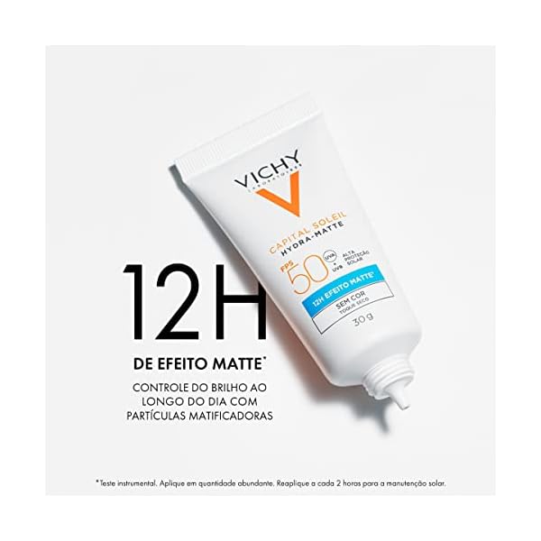 Protetor Solar Facial Vichy Capital Soleil Hydra-Matte FPS50-30g - Imagem 8