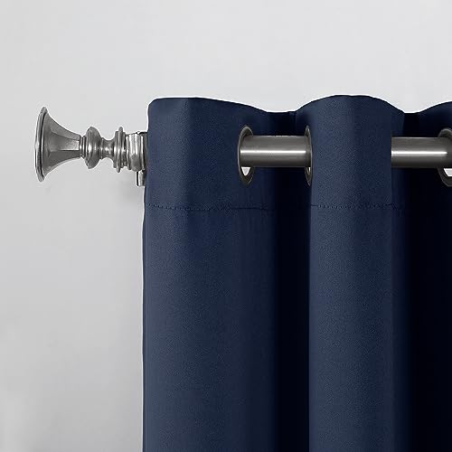Sun Zero Barrow Energy Efficient Grommet Curtain Single Panel