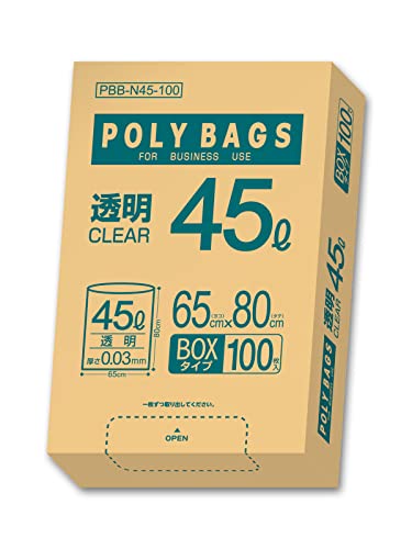 IfB ݑ 45L   65×c80cm 0.03mm 100 Ɩp  | PBB-N45-100