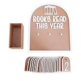 [Design elegante e minimalista] Il cartello da banco per la lettura di libri presenta un design minimalista del testo che lo rende un elemento decorativo elegante per il tuo angolo di lettura, ufficio o classe.la sua elegante finitura in plastica marrone si abbina a qualsiasi spazio mettendo in mostra il tuo gusto di lettura.