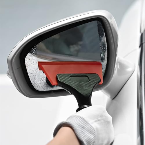 1 x Car Window Body Water Wiper Clean Scraper Shovel Rubber Window Squeegee Tint Tool Compatible with Mazda CX-30(EV) CX-50, 1-Red