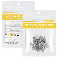 Caianwin-M6 x 16mm 20Pcs Linsenkopfschrauben Innensechskant 304 Edelstahl – Ansicht 6