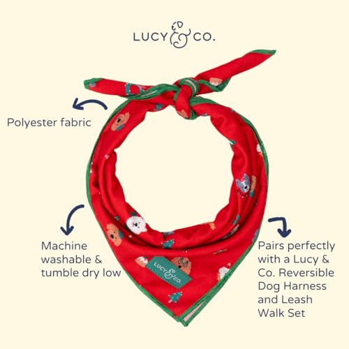 Pañuelo navideño para perro pequeño Lucy & Co miniatura 2