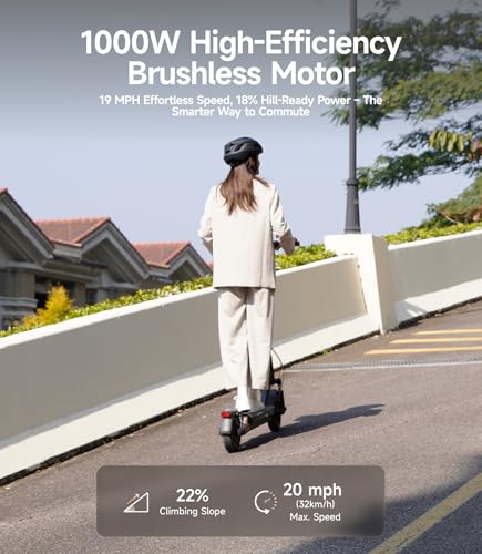 Image of NAVEE GT3 /ST3 Series Electric Scooter, 20 /25 MPH Top Speed, 47 /38 /30 Miles Max Range, 1000W /1350W Motor with Dual Suspension, 10 inch Tires All Terrain, Heavy Duty, Foldable for Adults Teens (UL2272)