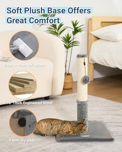 Happi N Pets Cat Scratching Post — bottom and base construction detail