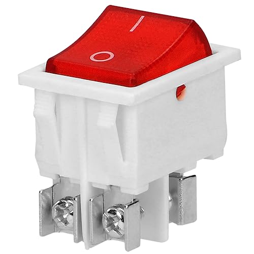 Miratic Unterbeleuchtet Kippschalter 230v Strom: 16, Versorgungsspannung: 230V~ (weiß)