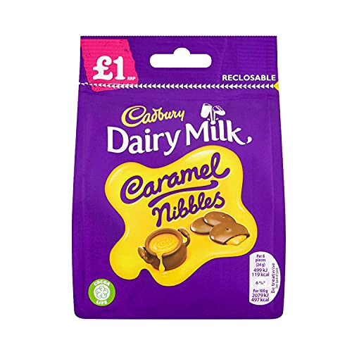 Cadbury Dairy Milk Caramel Nibbles Bag, 950 g