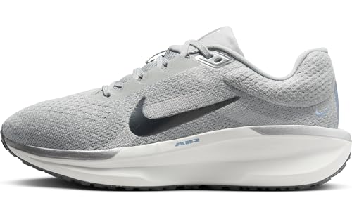 Nike Women's Winflo 11 Sneaker, Light Smoke Grey/Metallic Pewter/Echo Pink, 10