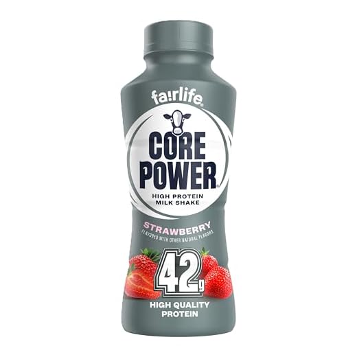 Fairlife Core Power Elite 42g High Protein Milk Shake, Ready To Drink for Workout Recovery , Strawberry, 14 Fl Oz