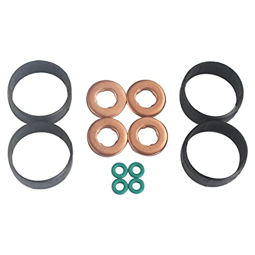 FanPaYY Joint d'Injecteur + Rondelle + Oring Set 1204698 Pour Fiesta 1.4 TDCi