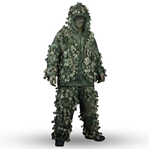Stich Profi Ghillie Suit Chimera Russian Disguise Sniper Coat (A-TACS FG, 54-56/170-176 (Chest 43"-45", Height 67"-70"))