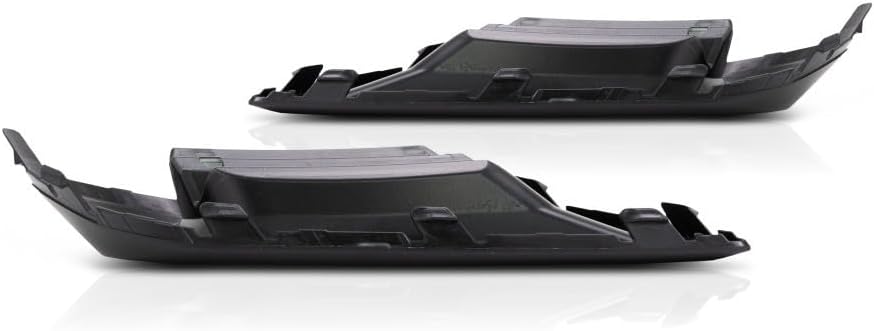For Subaru Forester Fog Light Cover 2014 2015 2016 Driver and Passenger Side Pair/Set | Grille Bezel | Textured Black | 2.5L Engine | SU1038104, SU1039104 | 57731SG050, 57731SG040