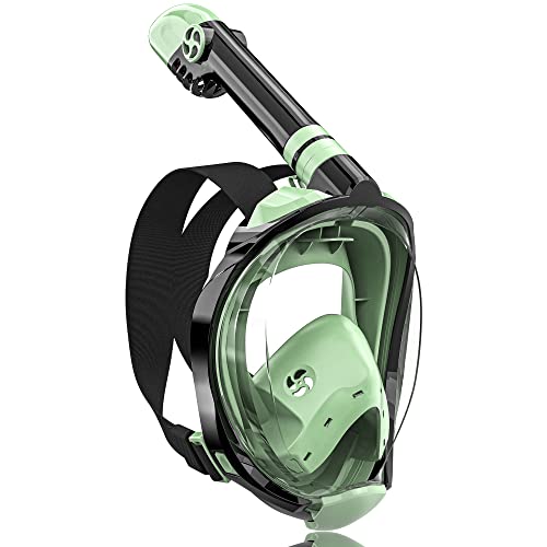 QingSong Full Face Snorkel Mask for Adults