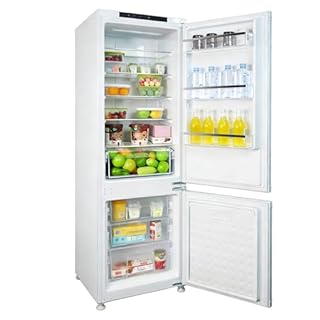magictec Frigo encastrable 178 cm réfrigérateur encastrable congélateur 177 froid ventilé | Refrigerateur congelateur armoire no frost | 236 L (168 L/68 L),2 portes | Classe énergétique D