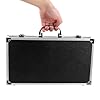 Mikikit Shockproof Metal Mic Box with Internal Foam Layer, Aluminium Alloy Hard Case for Cable and Phone Storage, Crush-Resistant and Anti-Scratch Microphone Carrying Case for Outdoor Use #3